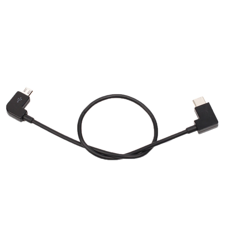 Cable de datos de conversión Conector de Micro USB a USB-C / Tipo-C de 30 cm para controlador remoto y SPARK, teléfonos inte…