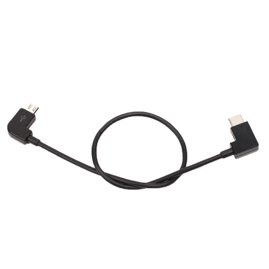 Cable de datos de conversión Conector de Micro USB a USB-C / Tipo-C de 30 cm para controlador remoto y SPARK, teléfonos inte…