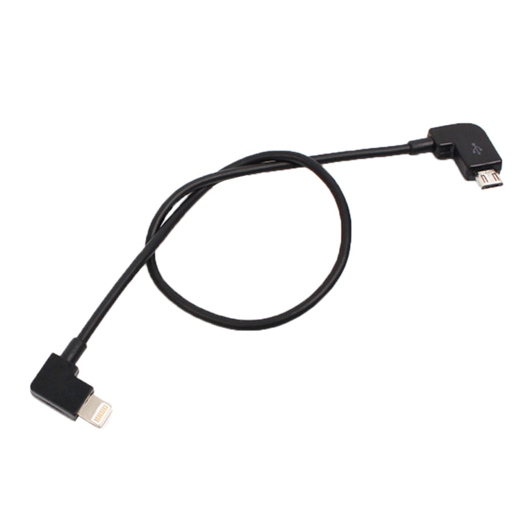 Cable de datos de conversión Conector de micro USB a 8 pines de 30 cm, iPhone, iPad para DJI Mavic 2 Pro / Mavic Pro para DJ…
