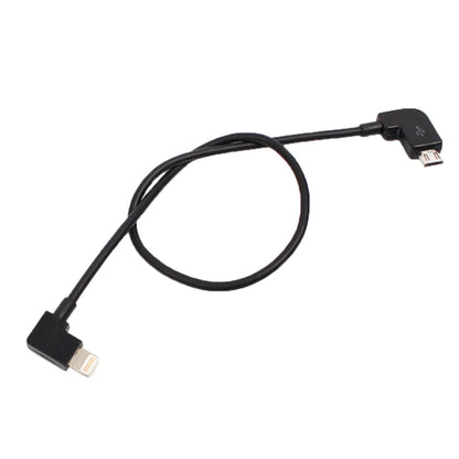 Cable de datos de conversión Conector de micro USB a 8 pines de 30 cm, iPhone, iPad para DJI Mavic 2 Pro / Mavic Pro para DJ…