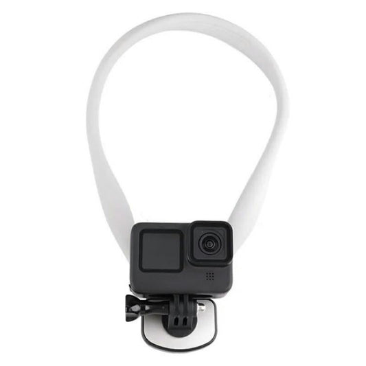 Soporte de correa para el cuello de silicona C071 para cámaras de acción GoPro, Insta360 y