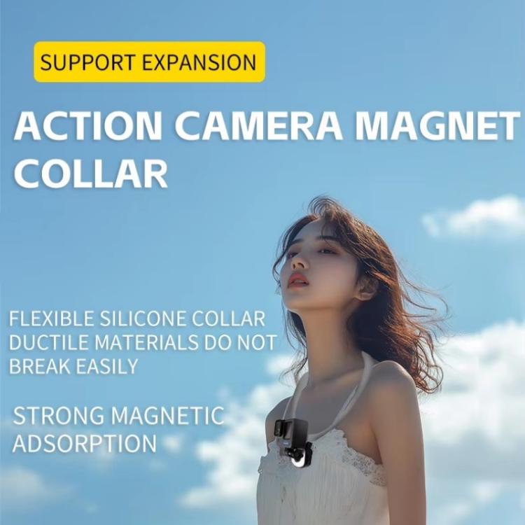 Soporte de correa para el cuello de silicona C071 para cámaras de acción GoPro, Insta360 y — imagen 4