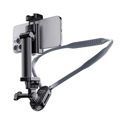 Soporte JMARY MG-01 para el cuello para cámara de acción POV/Vlog, soporte para selfies, manos libres