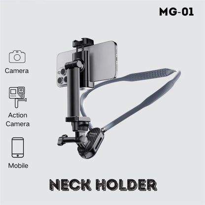 Soporte JMARY MG-01 para el cuello para cámara de acción POV/Vlog, soporte para selfies, manos libres — imagen 2