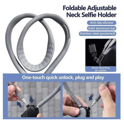 Soporte JMARY MG-01 para el cuello para cámara de acción POV/Vlog, soporte para selfies, manos libres — imagen 3