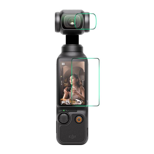 Mica protectora de pantalla de vidrio templado ENKAY Hat-Prince de 0,2 mm y 9H para DJI Osmo Pocket 3