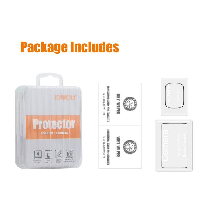 Mica protectora de pantalla de vidrio templado ENKAY Hat-Prince de 0,2 mm y 9H para DJI Osmo Pocket 3 — imagen 5