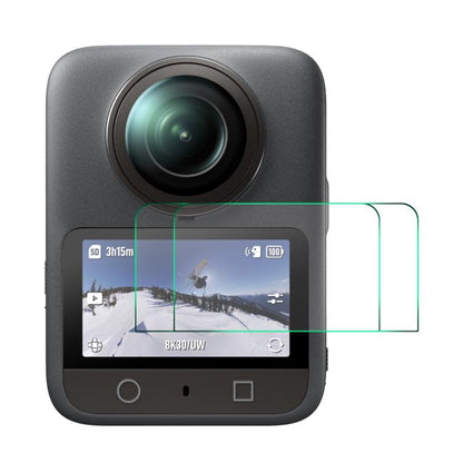 Protectores de pantalla de vidrio 2 templado ENKAY Hat-Prince de 0,2 mm y 9H para DJI Osmo 360