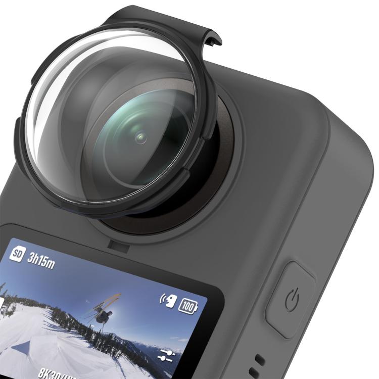 Lente de vidrio Protector de templado para cámara panorámica para DJI Osmo 360 (negro)