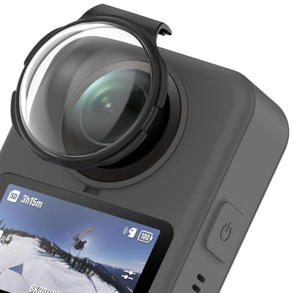 Lente de vidrio Protector de templado para cámara panorámica para DJI Osmo 360 (negro)