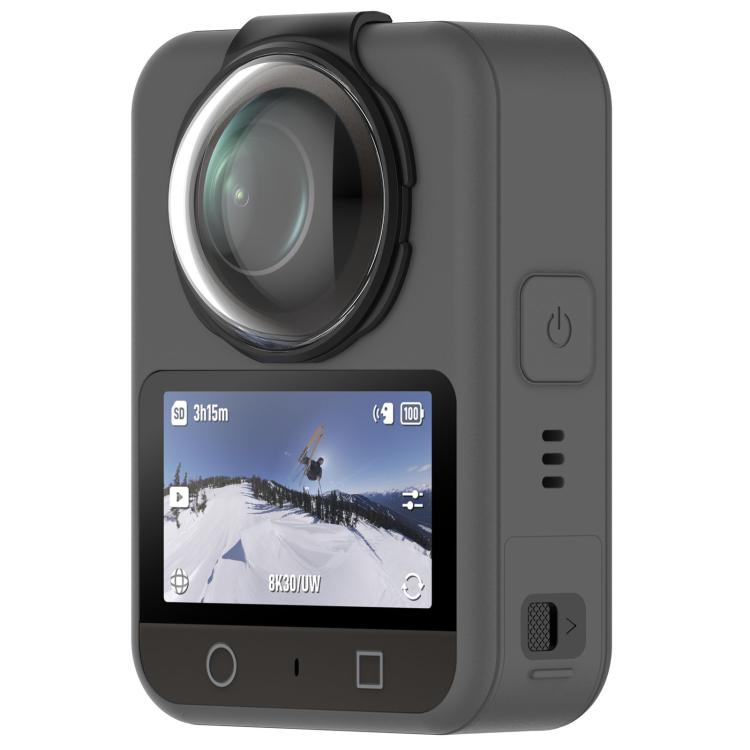 Lente de vidrio Protector de templado para cámara panorámica para DJI Osmo 360 (negro) — imagen 4