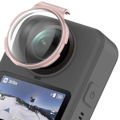 Lente de vidrio Protector de templado para cámara panorámica para DJI Osmo 360 (rosa)