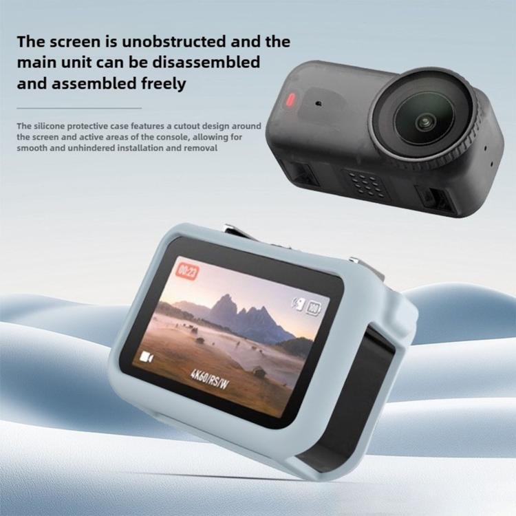 Funda protectora de silicona para cámara deportiva Osmo Nano (gris) para DJI Osmo — imagen 4