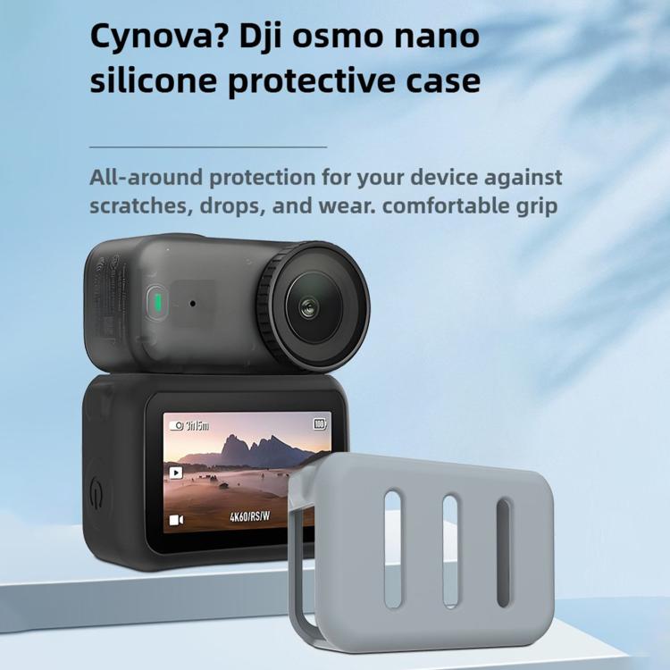 Funda protectora de silicona para cámara deportiva Osmo Nano (gris) para DJI Osmo — imagen 5