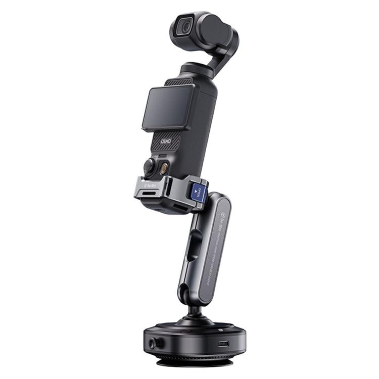 Soporte de ventosa de aluminio DJ3 para cámara de acción, compatible con. Incluye soporte para auto y montaje mediante succi…