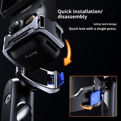 Soporte de ventosa de aluminio DJ3 para cámara de acción, compatible con. Incluye soporte para auto y montaje mediante succi…