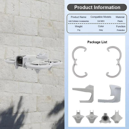 Anillo protector anticolisión para hélices para DJI Neo (Gris) — imagen 2