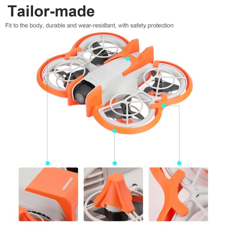 Anillo protector anticolisión para hélices para DJI Neo (naranja) — imagen 6