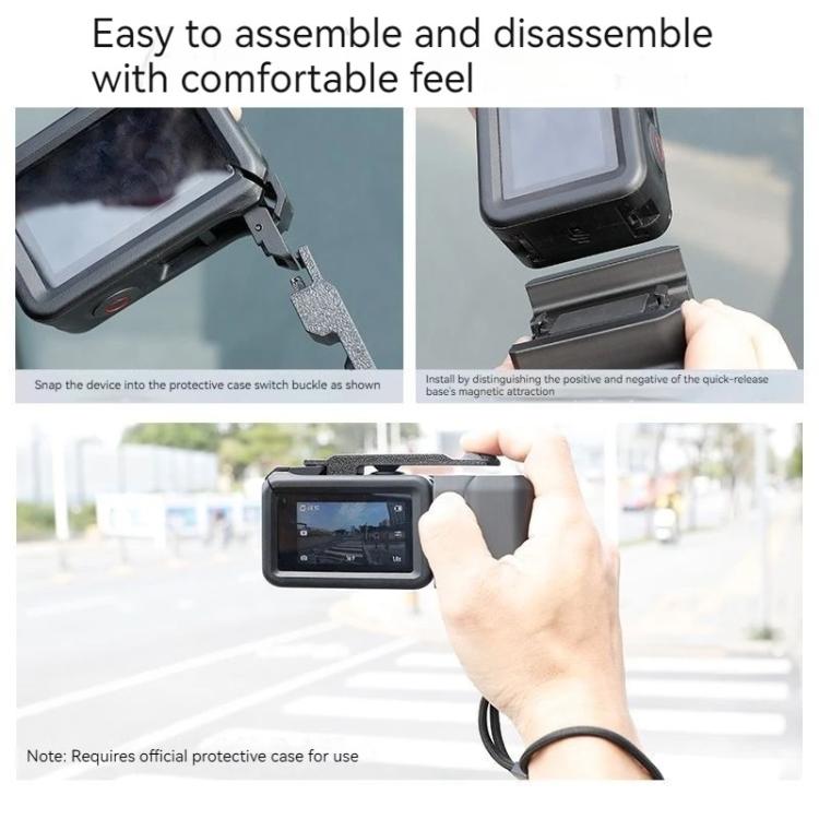 Empuñadura de montaje con base magnética de liberación rápida para DJI Osmo Action 5 — imagen 6