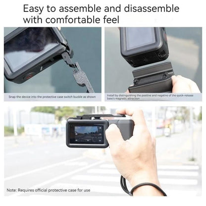 Empuñadura de montaje con base magnética de liberación rápida para DJI Osmo Action 5 — imagen 6