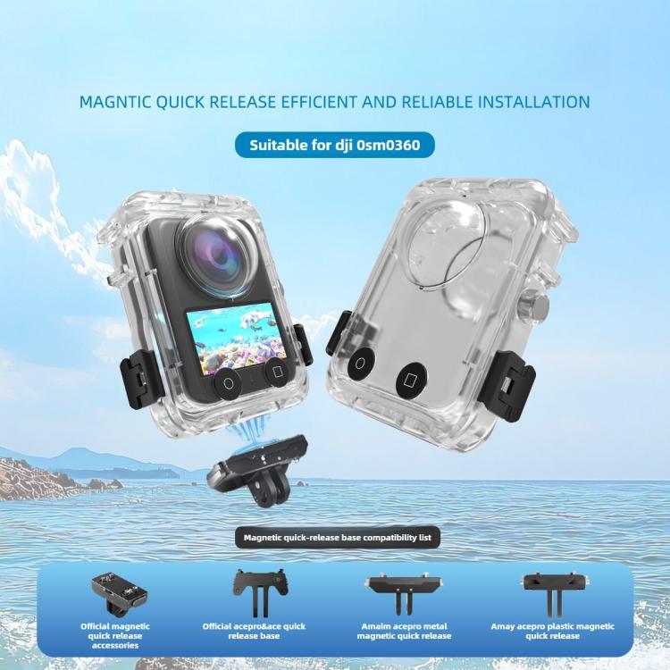 Carcasa Accesorios para la protectora impermeable de liberación rápida para buceo totalmente invisible para DJI Osmo 360 — i…