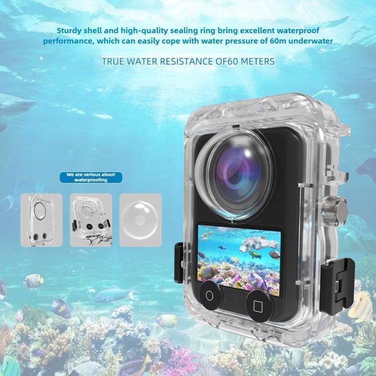 Carcasa Accesorios para la protectora impermeable de liberación rápida para buceo totalmente invisible para DJI Osmo 360 — i…