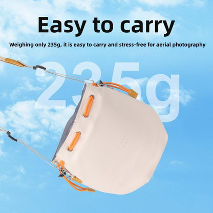 Bolsa de almacenamiento cruzada de cuero impermeable de gran capacidad con cordón ajustable para DJI Neo (verde oliva) — ima…