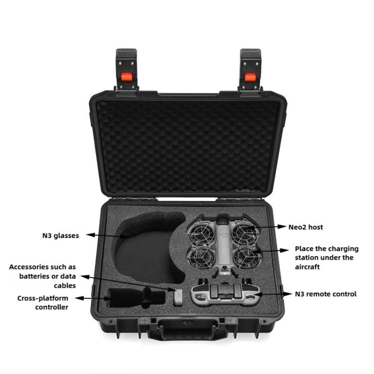 Estuche de seguridad portátil para exteriores, a prueba de explosiones, impermeable y de un solo hombro para DJI Neo — image…