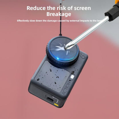 Tapa de lente de silicona suave a prueba de polvo y caídas para DJI Osmo Action 6 — imagen 5