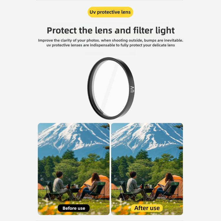 Filtro UV para protector de lente para DJI Osmo Action 6 — imagen 3