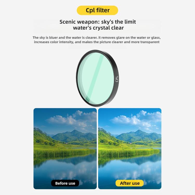 Filtro CPL protector de lente para DJI Osmo Action 6 — imagen 3