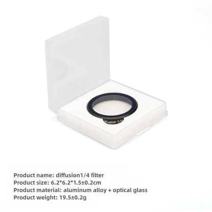 Filtro difusor de 1/4 para protector de lente para DJI Osmo Action 6 — imagen 2