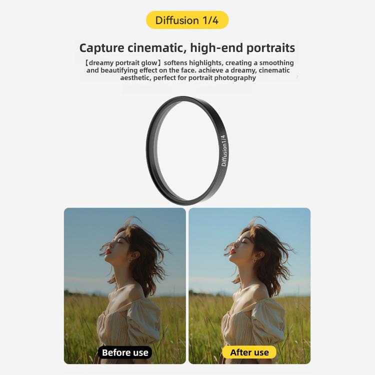 Filtro difusor de 1/4 para protector de lente para DJI Osmo Action 6 — imagen 3