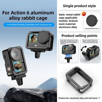 Carcasa protectora de aleación de aluminio para DJI Osmo Action 6 — imagen 9