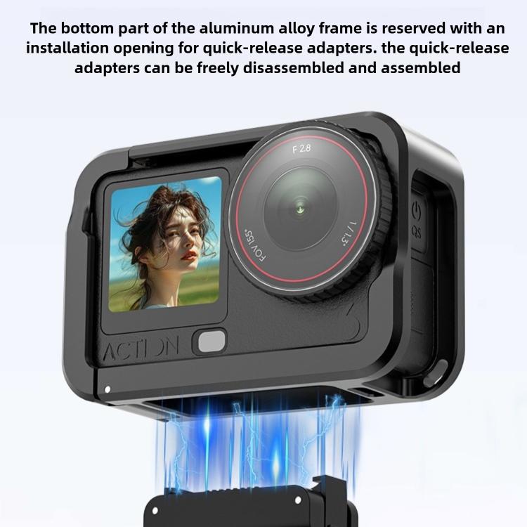 Carcasa protectora de aleación de aluminio para DJI Osmo Action 6 — imagen 11