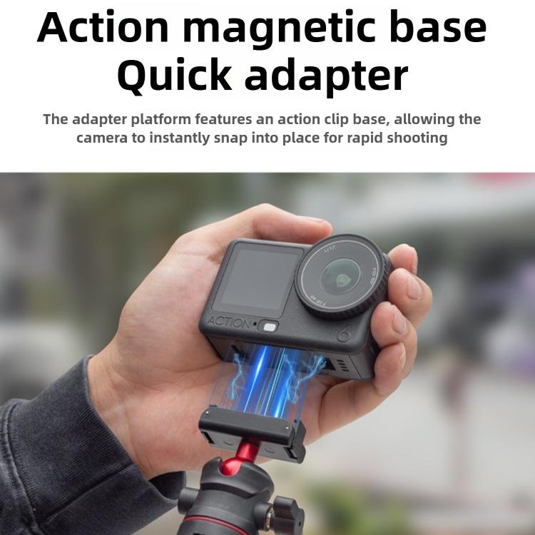 Soporte magnético telescópico para trípode y palo selfie para DJI Osmo Action 6 — imagen 11
