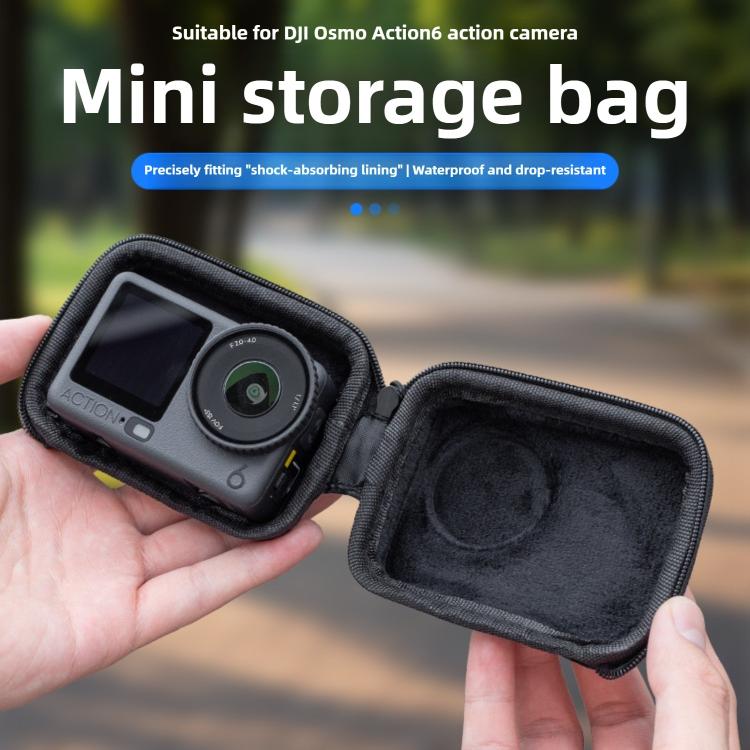 Bolsa de almacenamiento con media cremallera para el cuerpo del Action 6 Mini para DJI Mini — imagen 3