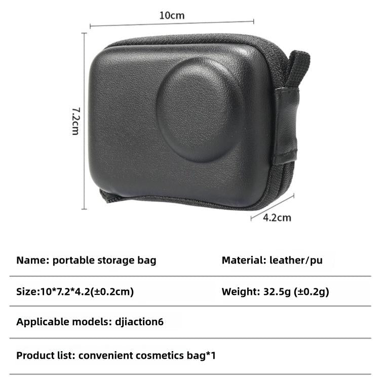 Bolsa de almacenamiento con media cremallera para el cuerpo del Action 6 Mini para DJI Mini — imagen 10