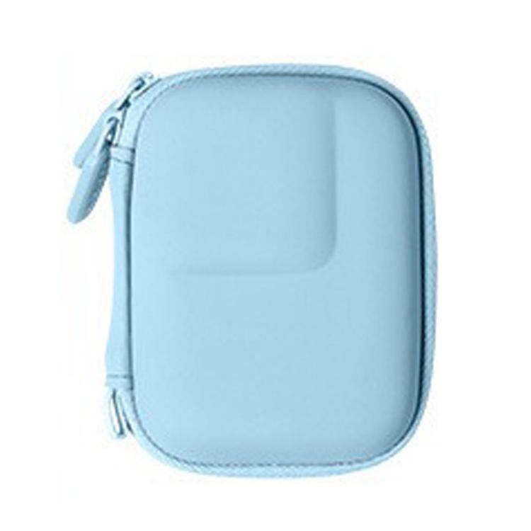Bolsa de almacenamiento a prueba de golpes para el cuerpo del, color macaron para DJI Osmo Action 6 (azul)