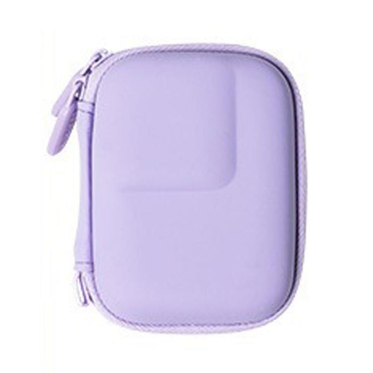 Bolsa de almacenamiento a prueba de golpes para el cuerpo del, color macaron para DJI Osmo Action 6 (morado)