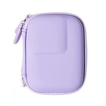 Bolsa de almacenamiento a prueba de golpes para el cuerpo del, color macaron para DJI Osmo Action 6 (morado)
