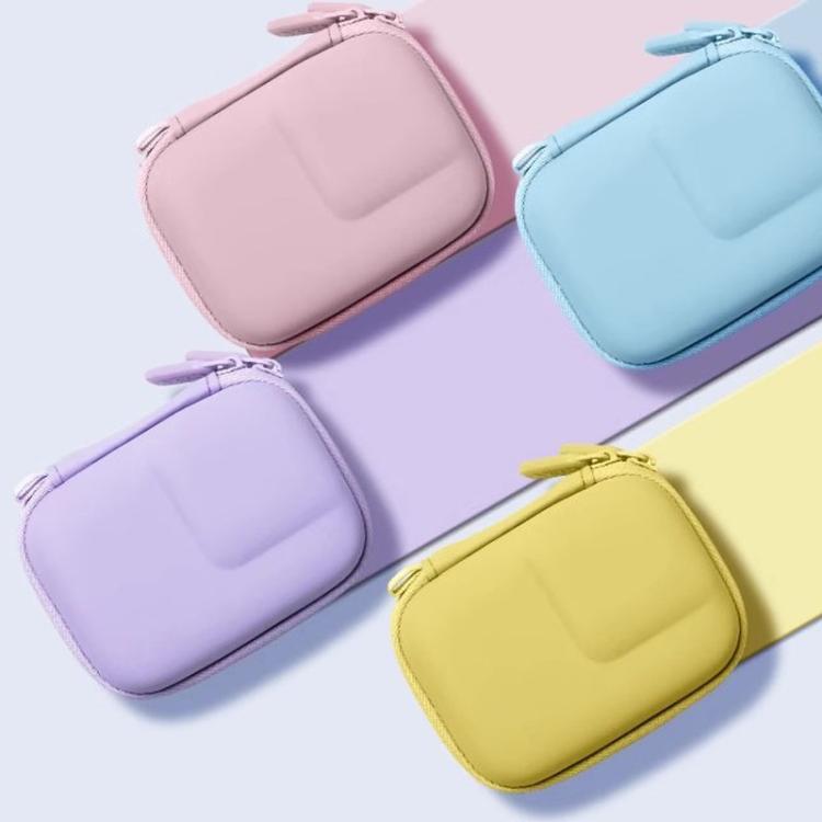 Bolsa de almacenamiento a prueba de golpes para el cuerpo del, color macaron para DJI Osmo Action 6 (morado) — imagen 3