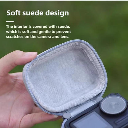 Bolsa de almacenamiento a prueba de golpes para el cuerpo del, color macaron para DJI Osmo Action 6 (morado) — imagen 4