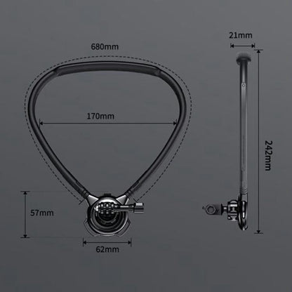 Soporte de cuello giratorio G01, GoPro, Insta360 y otras cámaras de acción — imagen 9