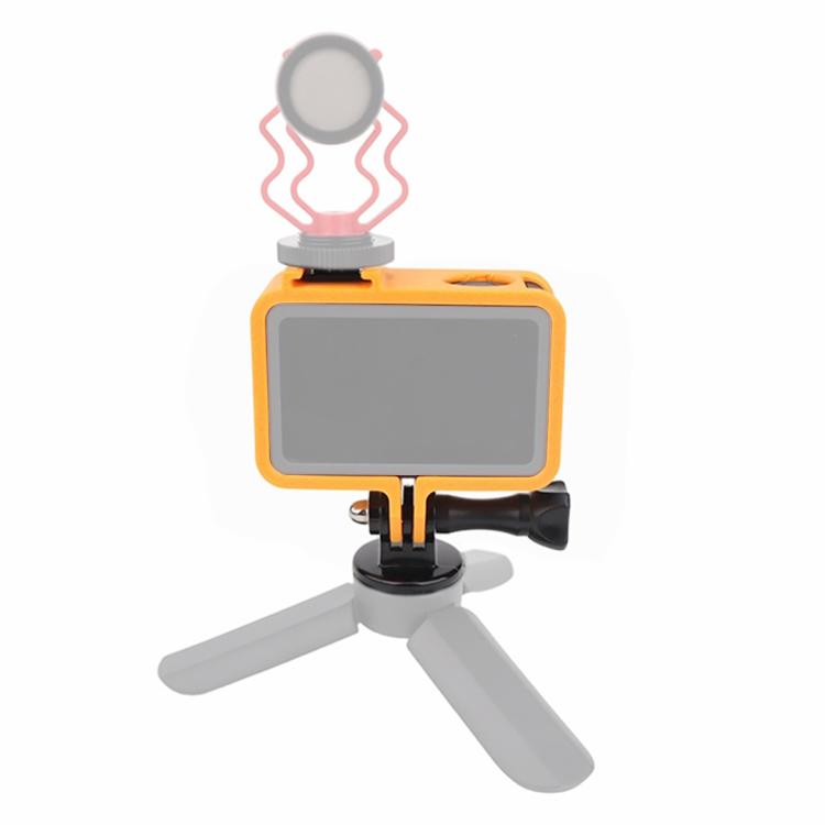 Jaula de zapata Adaptador de expansión de fría para DJI Osmo Action 6 (amarillo) — imagen 7