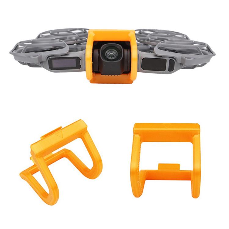 Lente de gimbal 2 Barra protectora antirrayas y anticolisión para para DJI Neo (Amarillo)