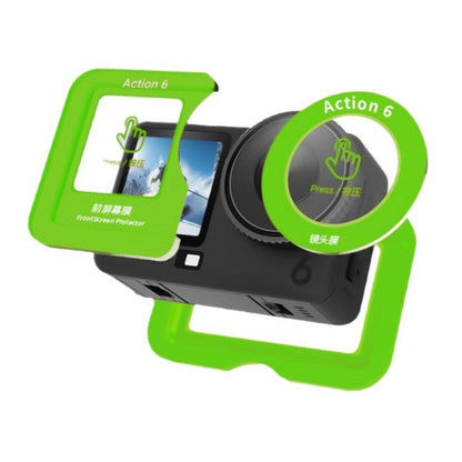 Lente Protector de pantalla de cristal templado curvo con para DJI Osmo Action 6