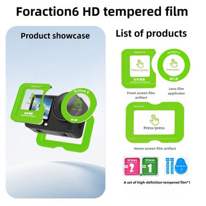 Lente Protector de pantalla de cristal templado curvo con para DJI Osmo Action 6 — imagen 2