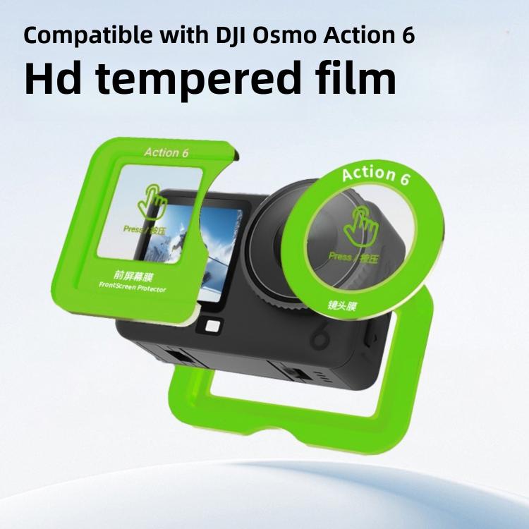 Lente Protector de pantalla de cristal templado curvo con para DJI Osmo Action 6 — imagen 3