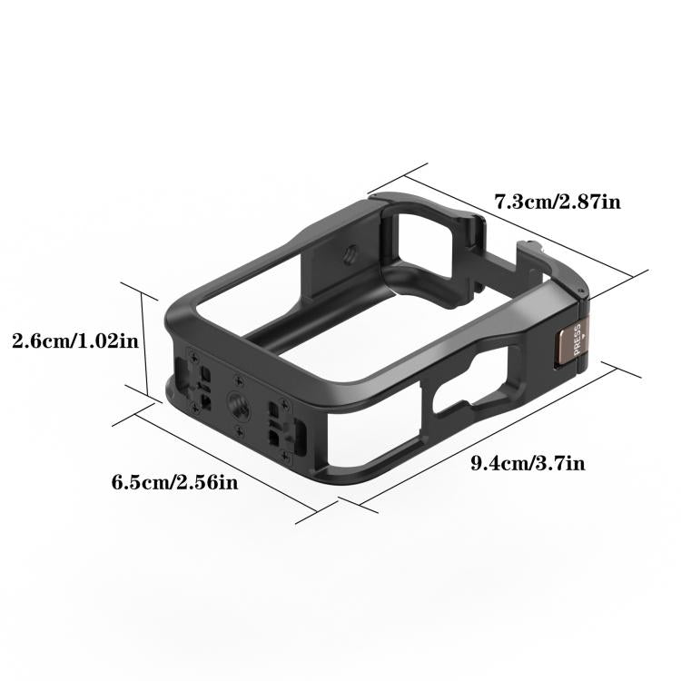 Jaula de expansión de liberación rápida magnética de aleación de aluminio para DJI Osmo 360 — imagen 2
